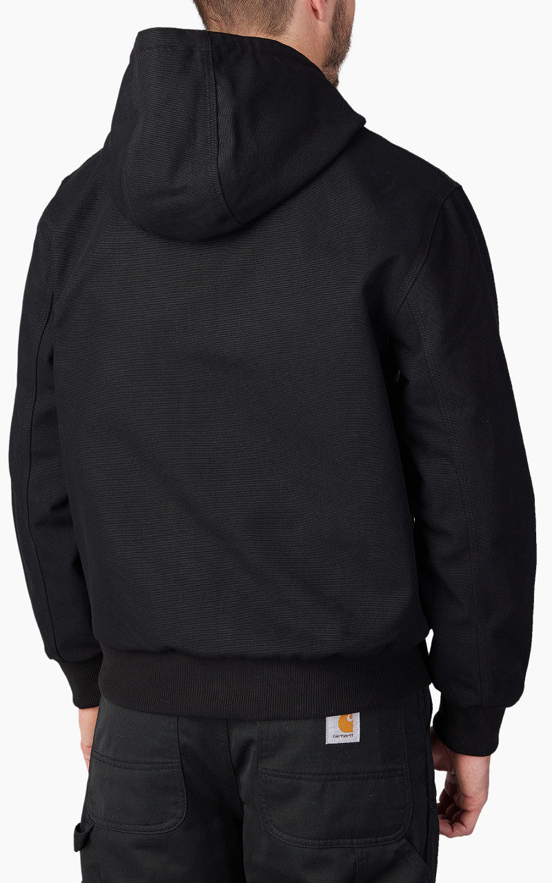 Carhartt WIP Active Jacket Dearborn Canvas Black Rinsed