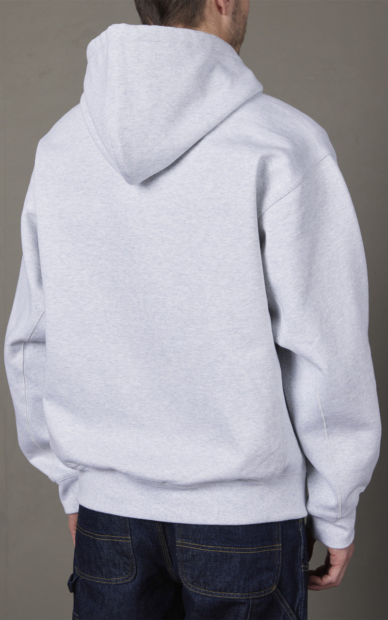 Carhartt WIP Hooded American Script Jacket Ash Heather