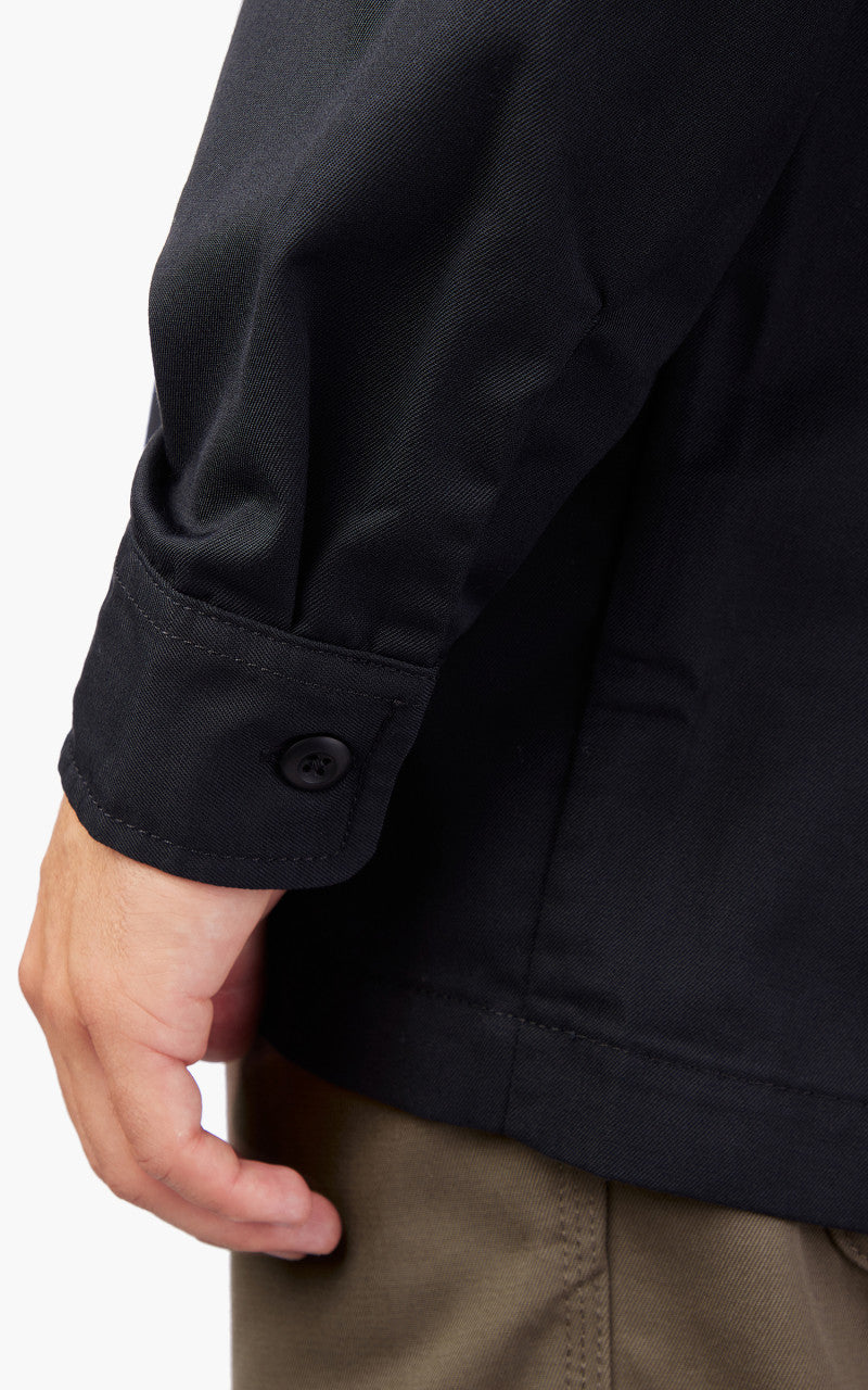 Carhartt WIP L/S Craft Zip Shirt Black Rinsed