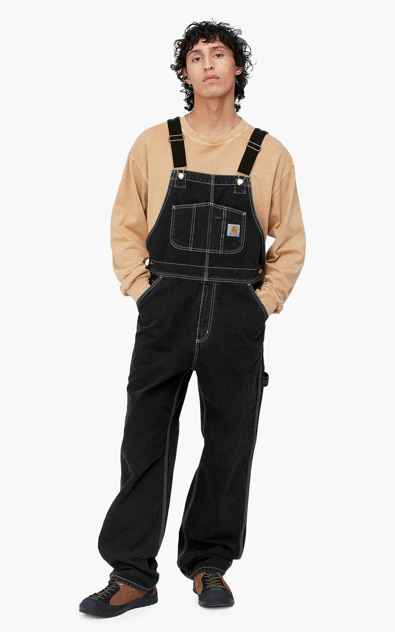 Carhartt WIP Bib Overall Norco Denim Black Stone Washed