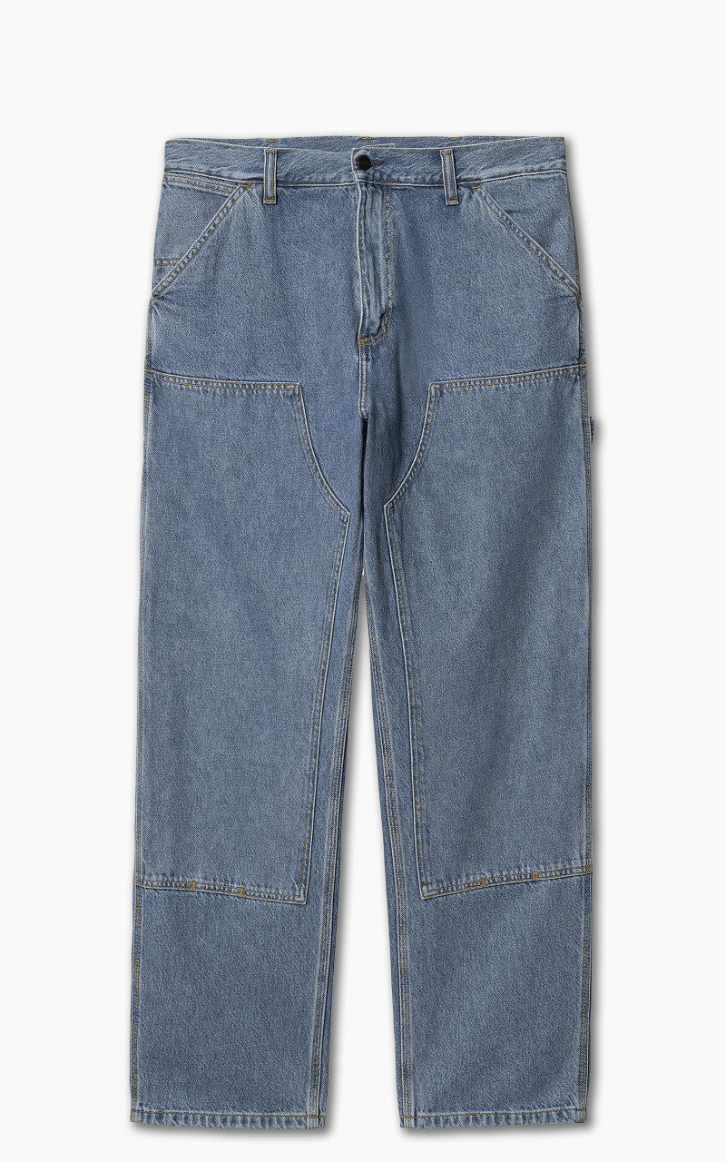 Carhartt WIP Double Knee Pant Fairfield Denim Heavy Stone Washed Blue