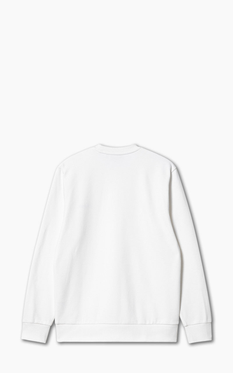 Carhartt WIP Script Embroidery Sweat White/Black