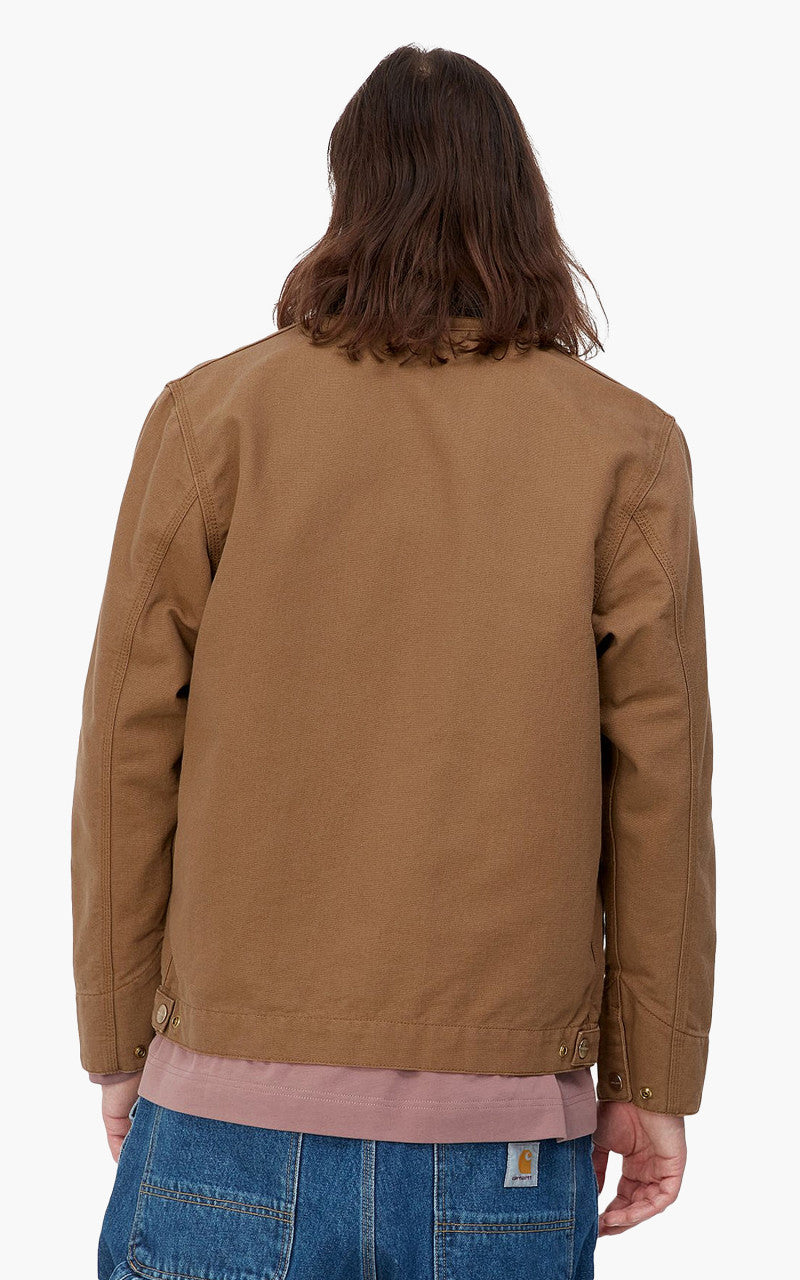 Carhartt WIP Detroit Jacket Hamilton Brown/Black Rinsed
