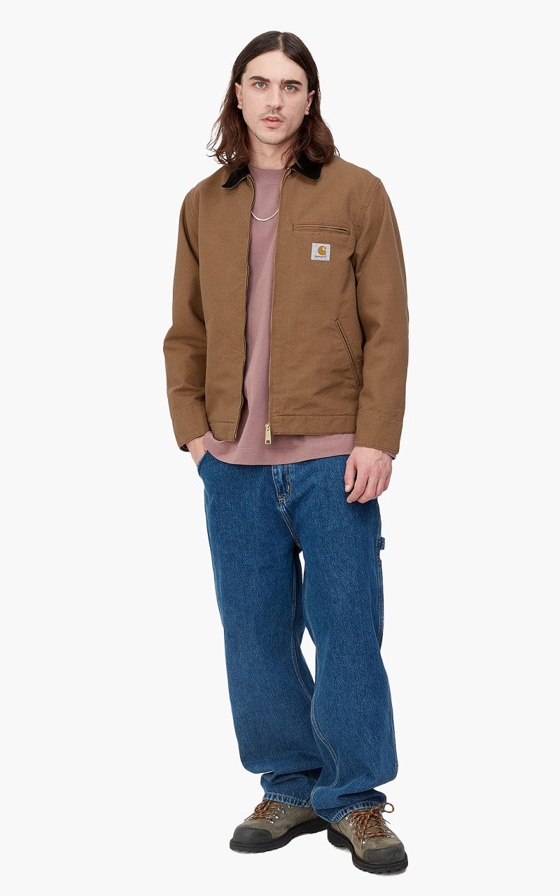 Carhartt WIP Detroit Jacket Hamilton Brown/Black Rinsed