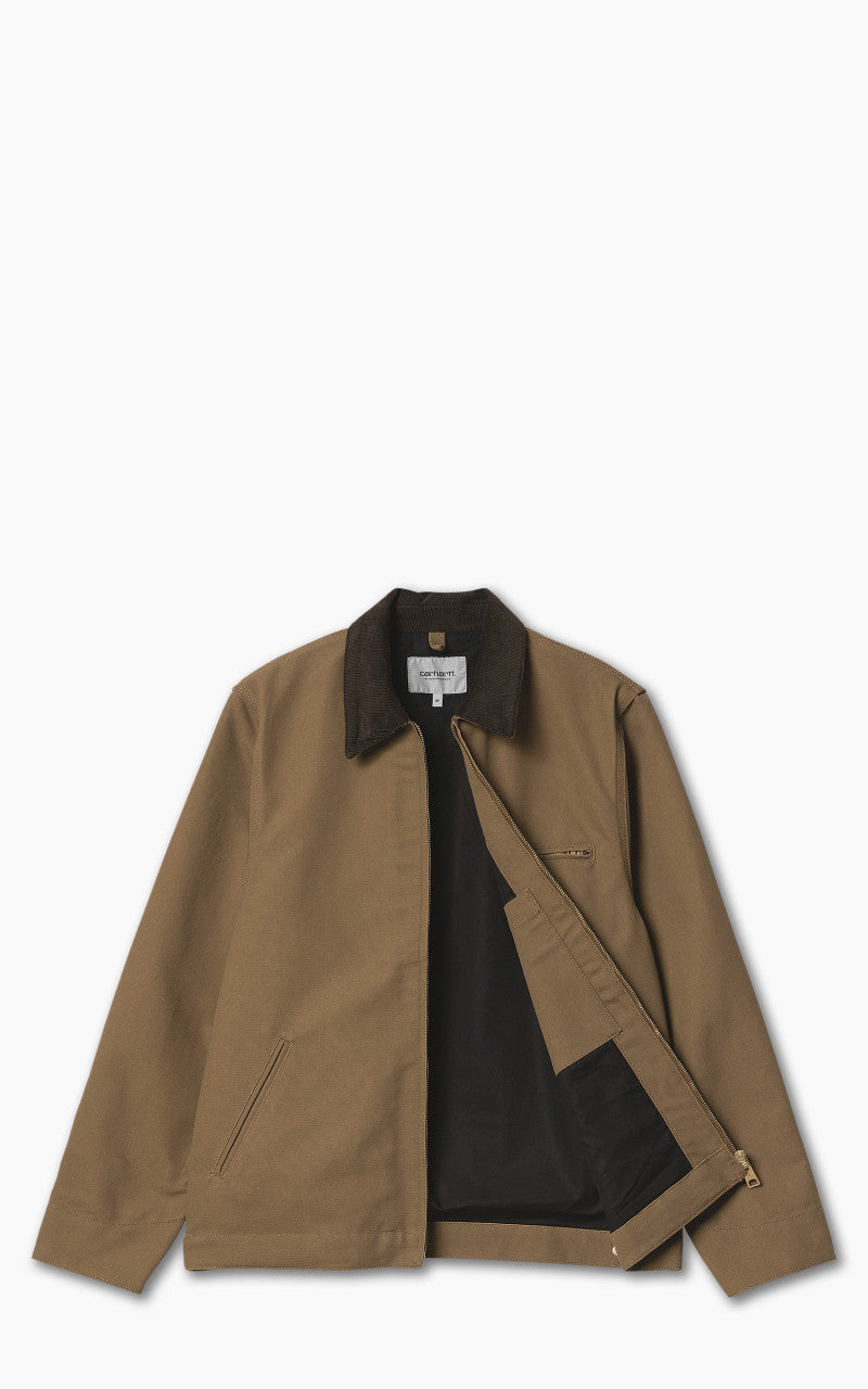 Carhartt WIP Detroit Jacket Dearborn Canvas Rigid Hamilton Brown/Tobacco