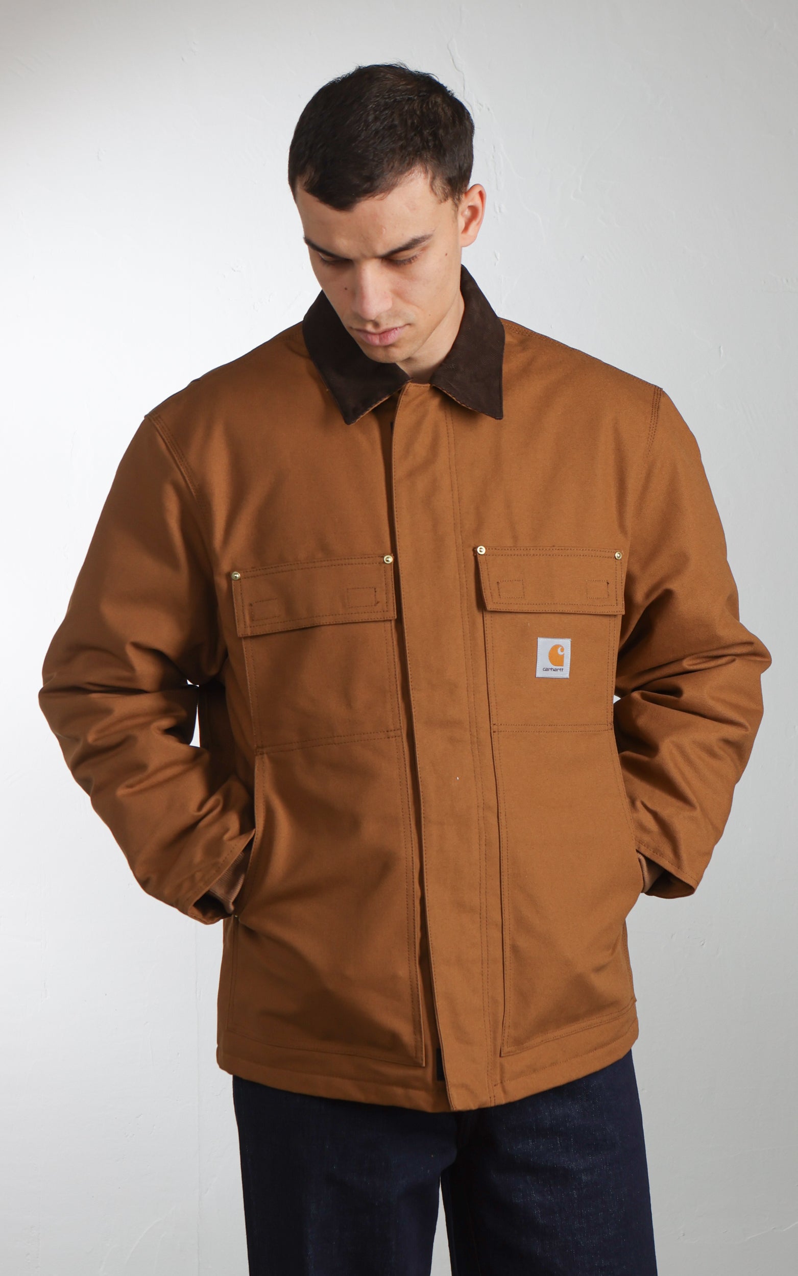 Carhartt WIP OG Arctic Coat Dearborn Canvas Rigid Hamilton Brown/Tobacco