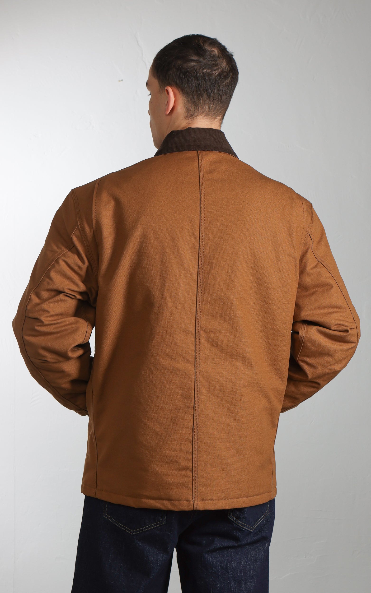 Carhartt WIP OG Arctic Coat Dearborn Canvas Rigid Hamilton Brown/Tobac