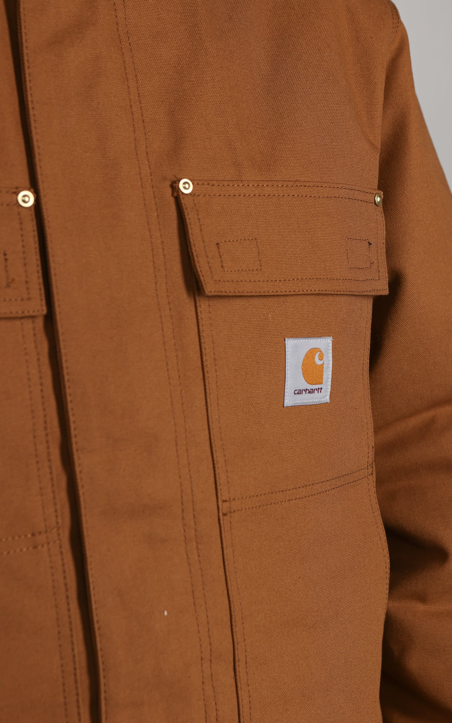 Carhartt WIP OG Arctic Coat Dearborn Canvas Rigid Hamilton Brown/Tobacco