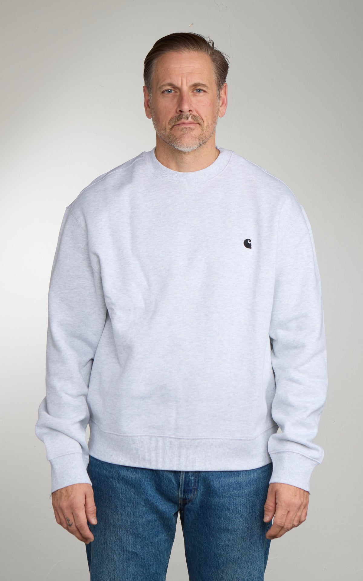 Carhartt WIP Mack Sweatshirt Ash Heather