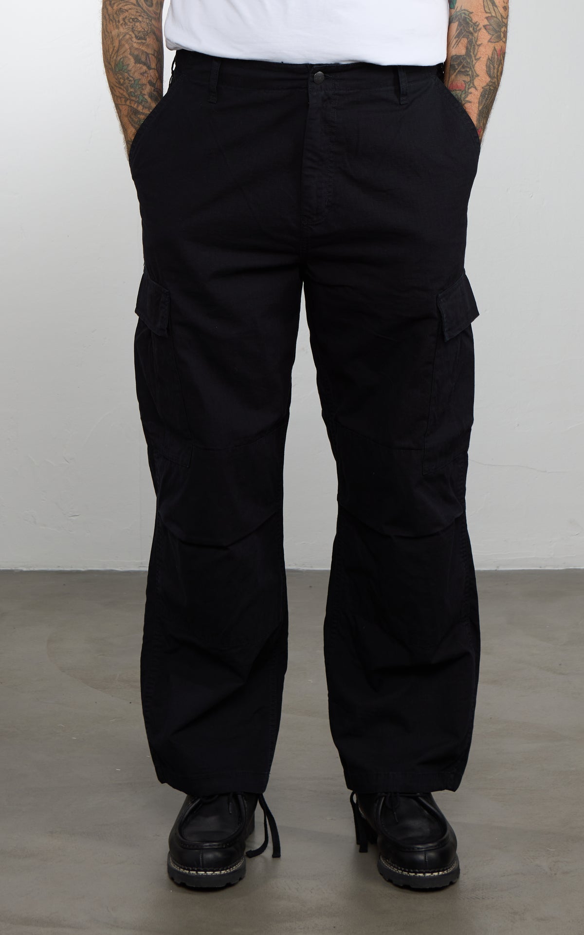 Carhartt WIP OG Cargo Pant Columbia Ripstop Stone Washed Black