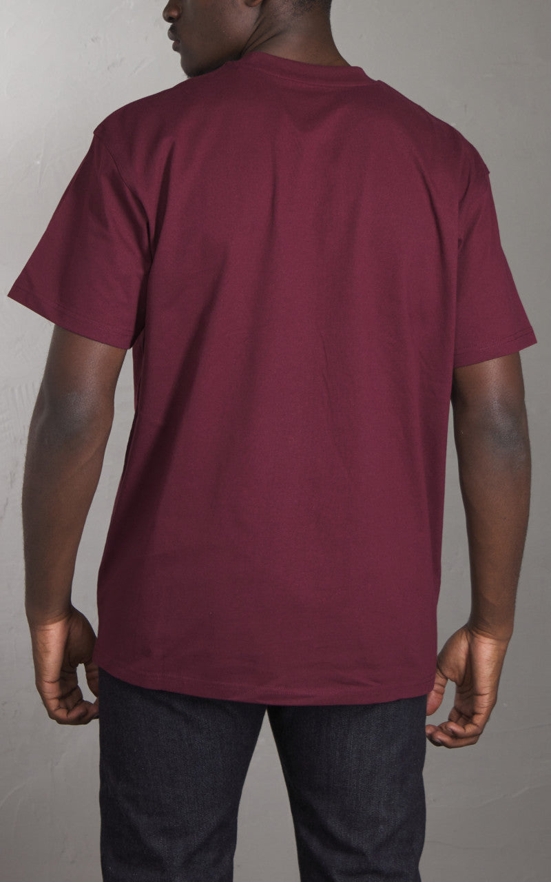 Carhartt WIP S/S American Script T-Shirt Malbec