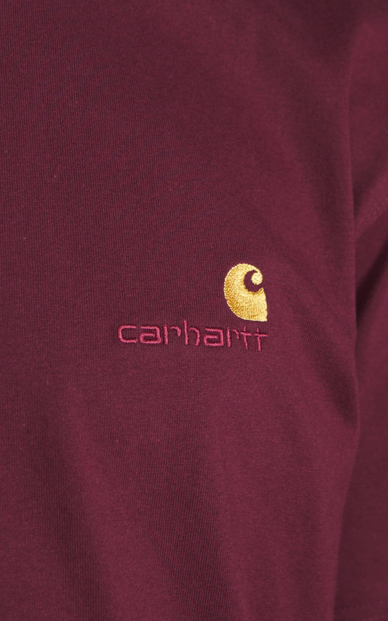 Carhartt WIP S/S American Script T-Shirt Malbec