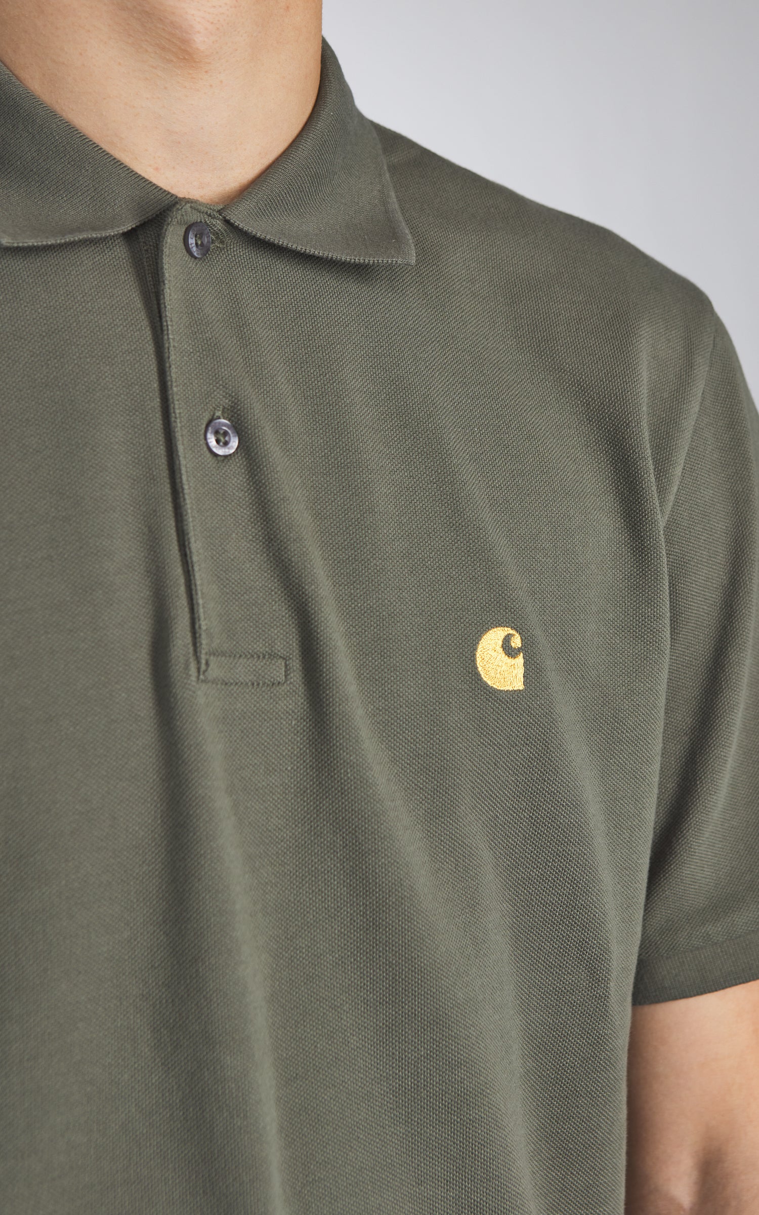 Carhartt WIP S/S Chase Pique Polo Leaf/Gold