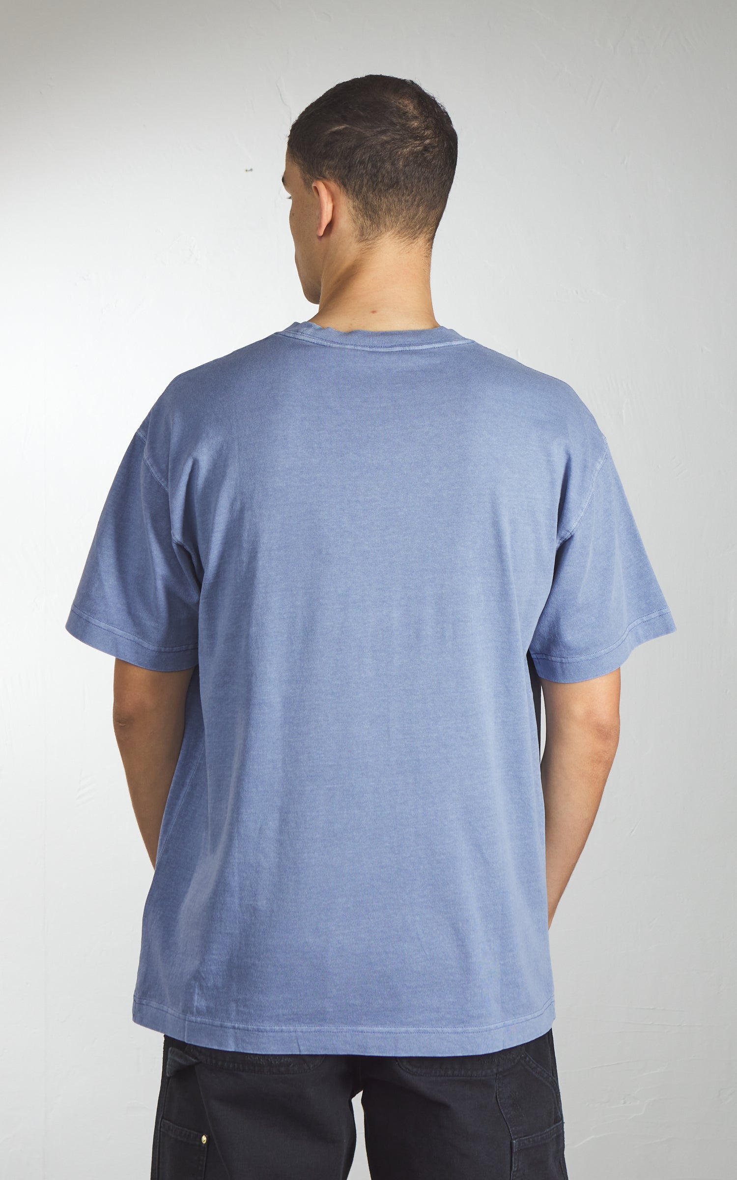 Carhartt WIP S/S Nelson T-Shirt Garment Dyed Gentle Blue