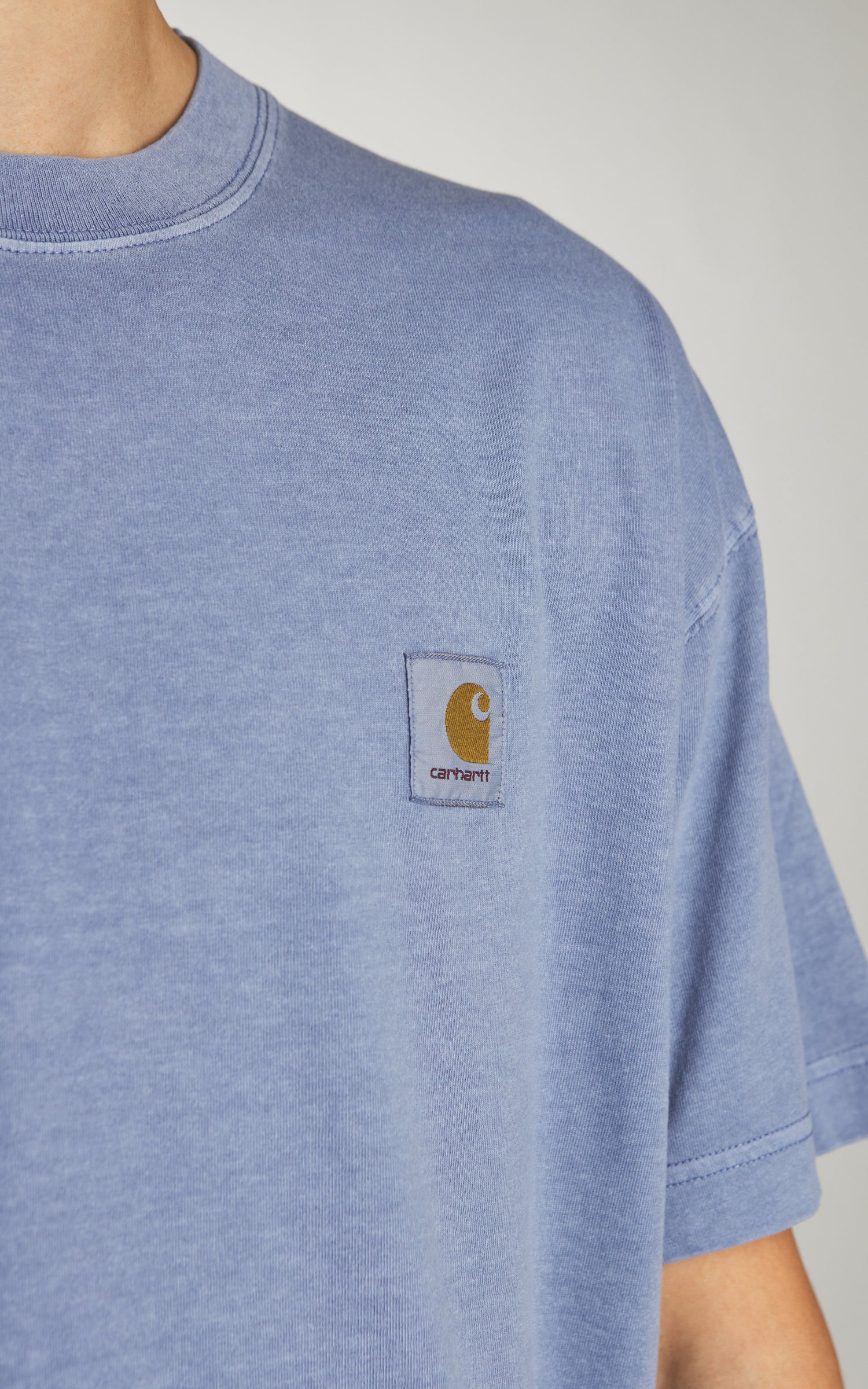 Carhartt WIP S/S Nelson T-Shirt Garment Dyed Gentle Blue