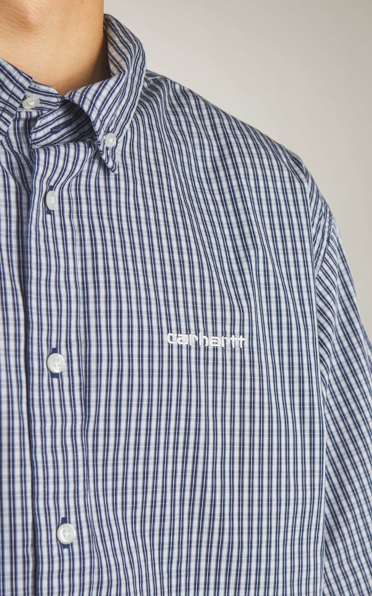 Carhartt WIP S/S Groff Shirt Groff Check/Blue River