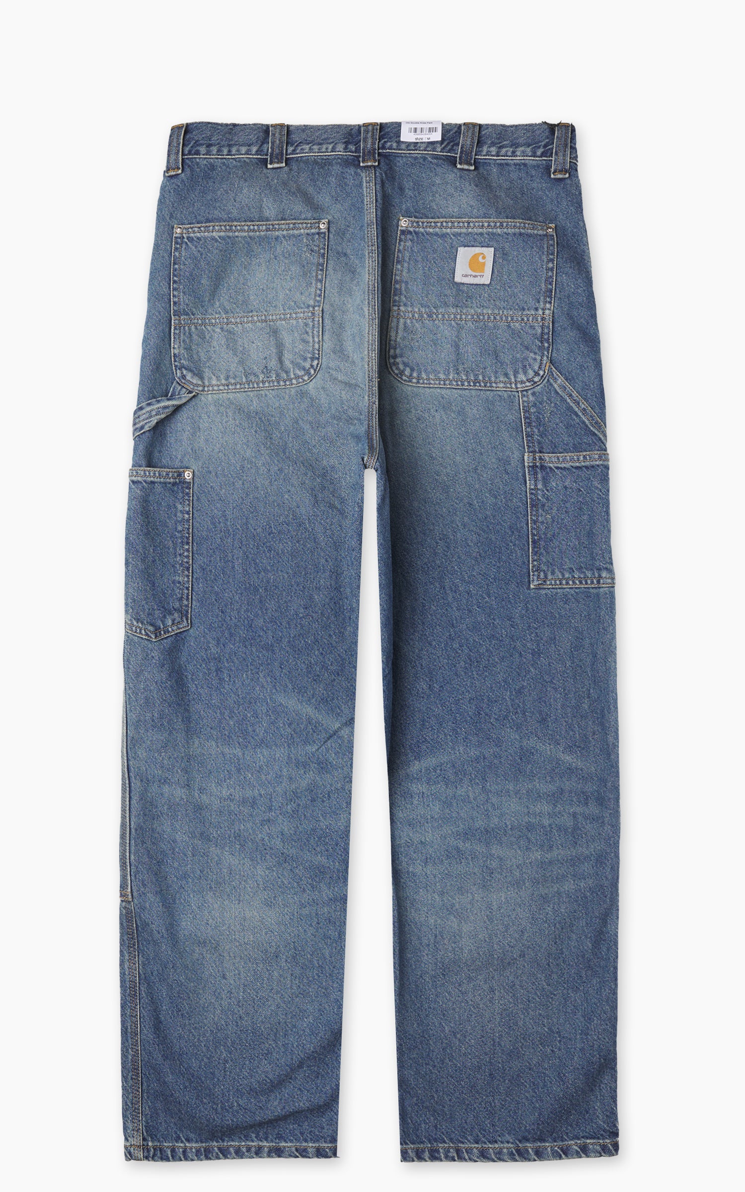 Carhartt WIP OG Double Knee Pant Bradenton Denim Grind Wash Blue