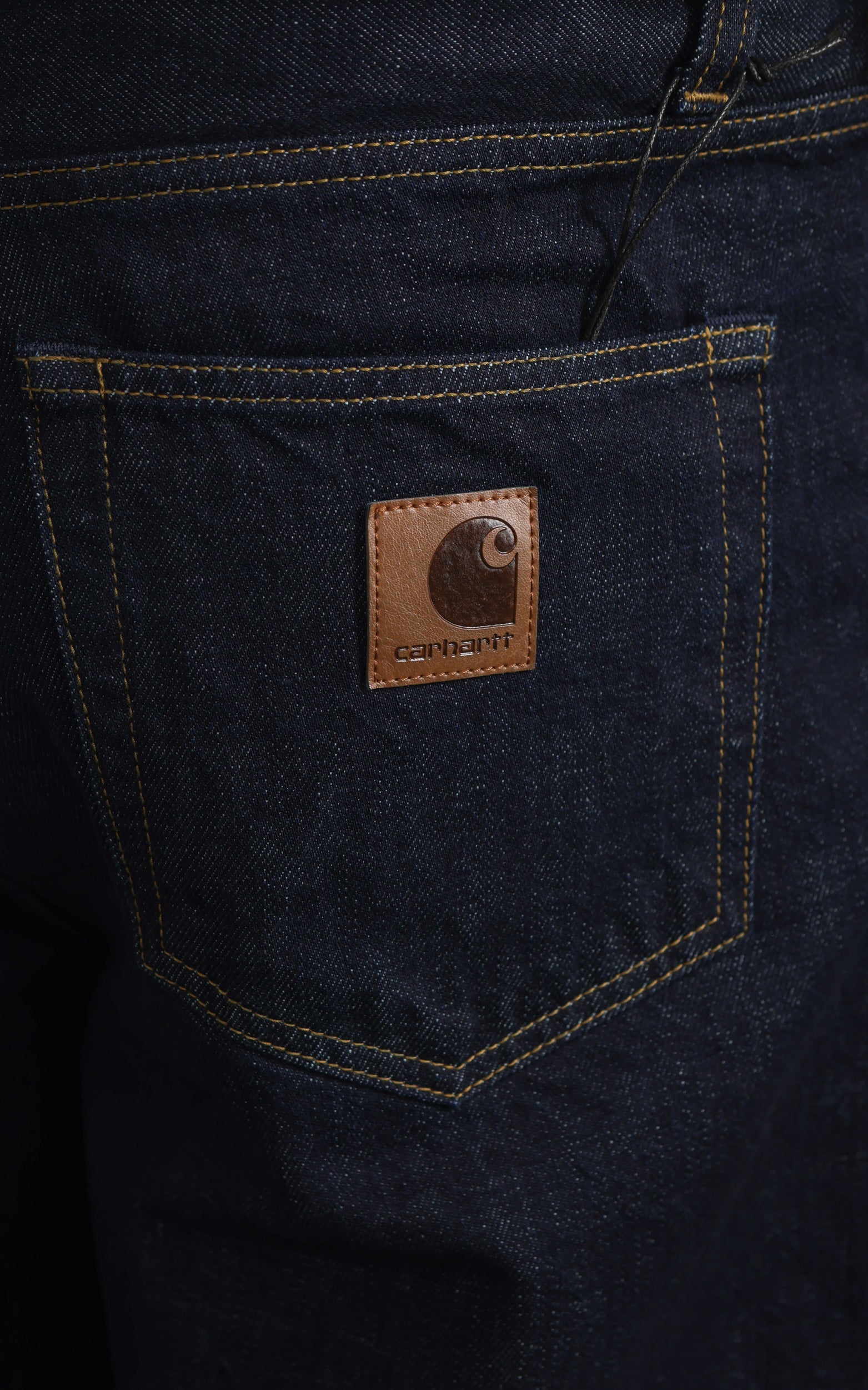 Carhartt WIP Aaron Pant Camano Denim Rinsed Blue
