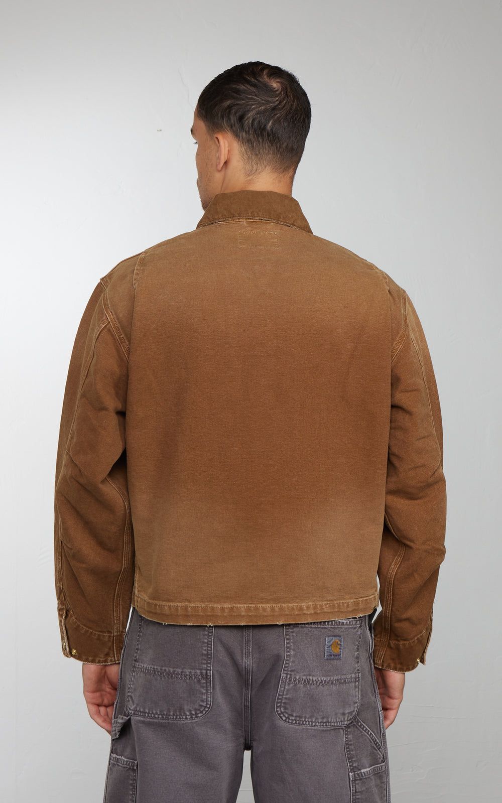 Carhartt WIP OG Arcan Jacket Dearborn Canvas Destroy Wash Hamilton Brown/Hamilton Brown