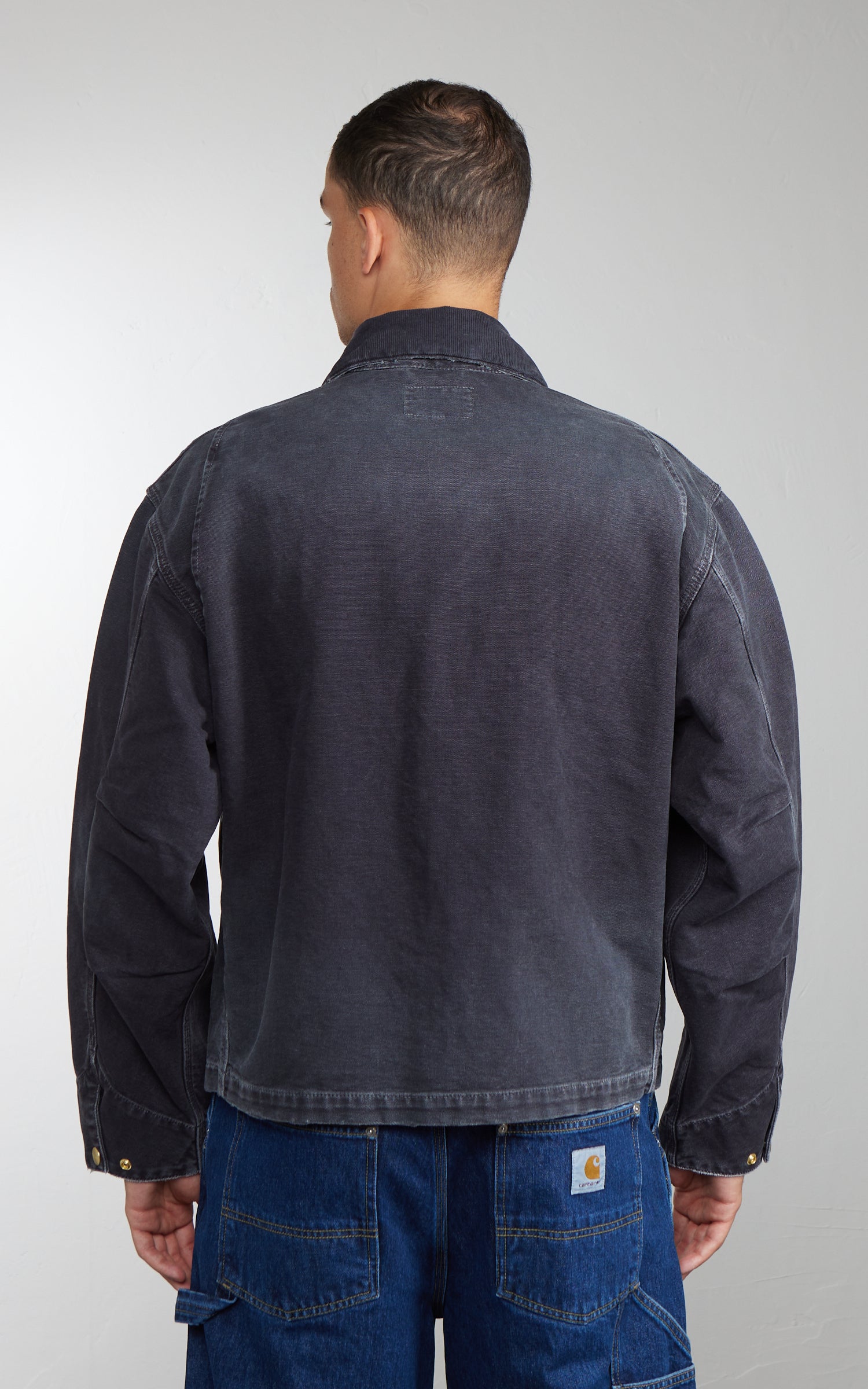 Carhartt WIP OG Arcan Jacket Dearborn Canvas Destroy Wash Black/Black