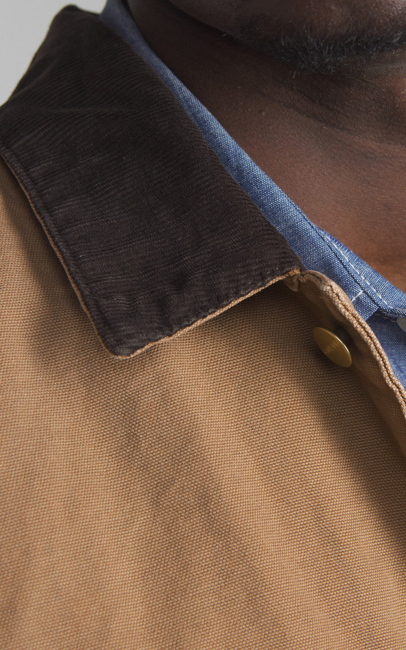 Carhartt WIP OG Chore Coat Dearborn Canvas Aged Hamilton Brown/Tobacco