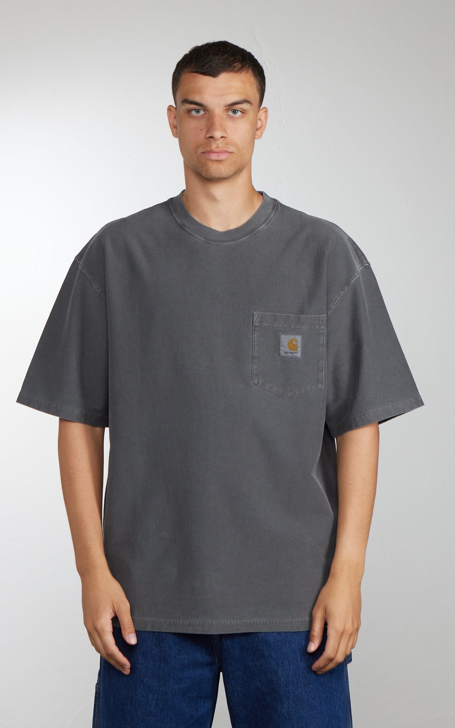 Carhartt WIP S/S Loose Pocket T-Shirt Garment Dyed Black