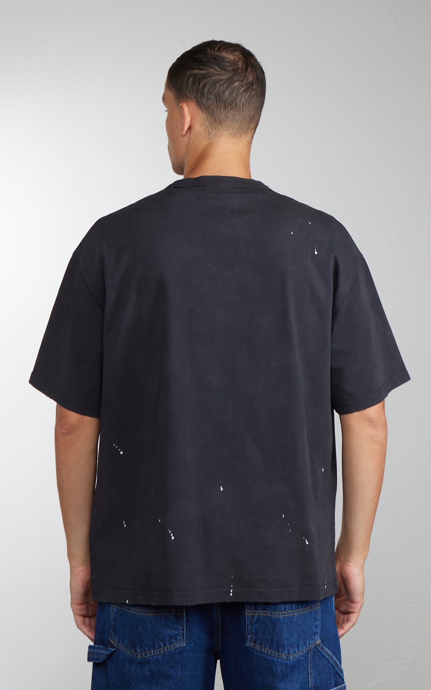 Carhartt WIP S/S Painter T-Shirt Destroy Wash Black Splatter