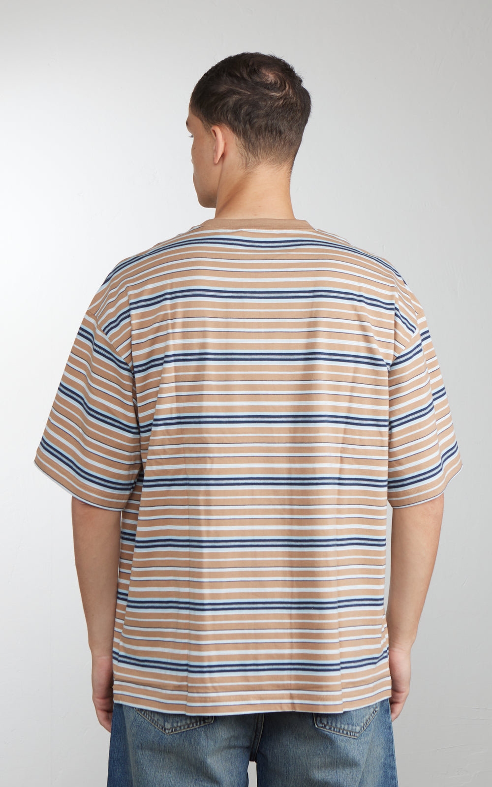 Carhartt WIP S/S Zane T-Shirt Zane Stripe/Peanut