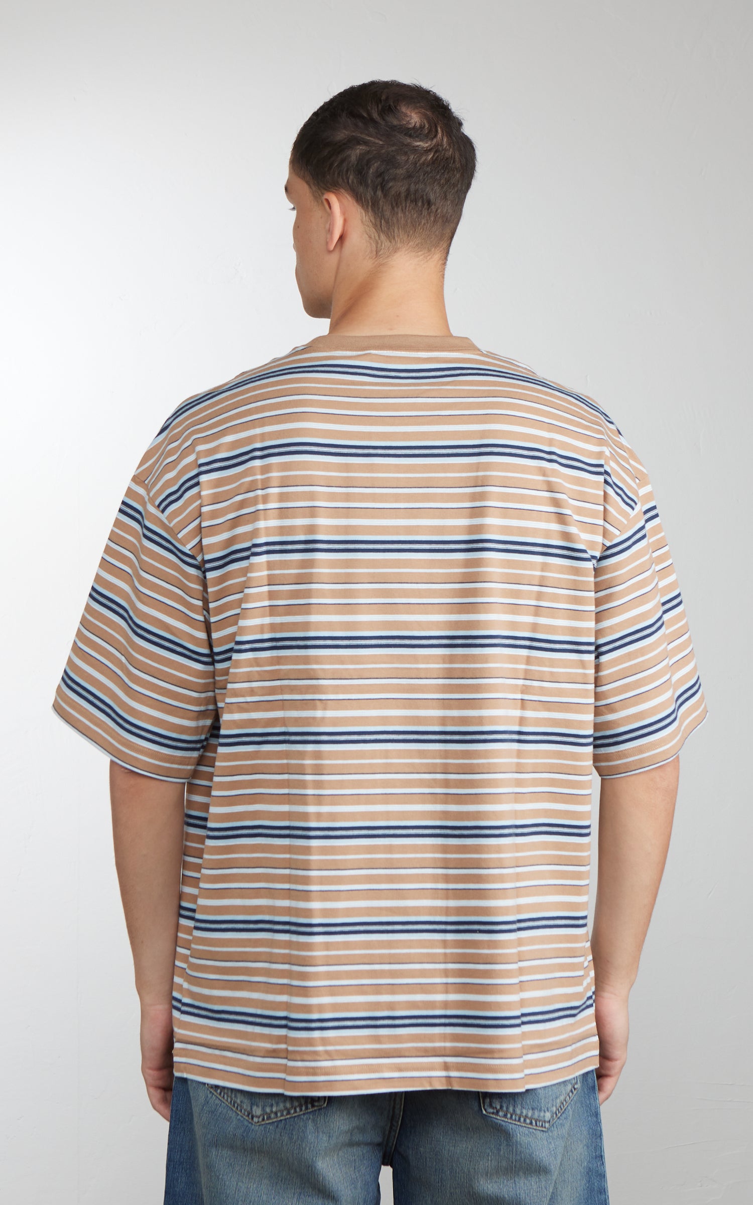 Carhartt WIP S/S Zane T-Shirt Zane Stripe/Peanut