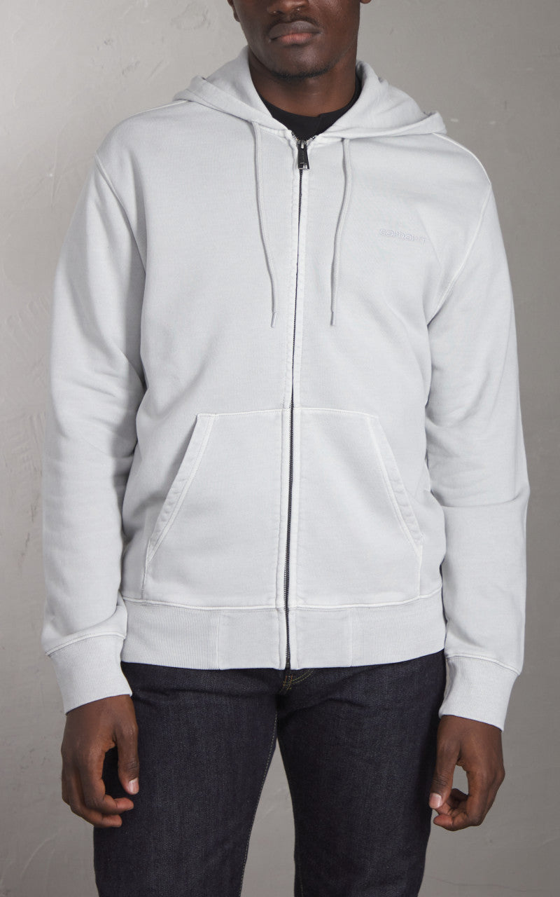 Carhartt WIP Hooded Duster Script Jacket Basalt