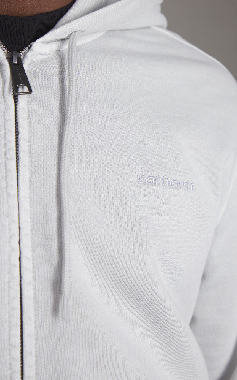 Carhartt WIP Hooded Duster Script Jacket Basalt
