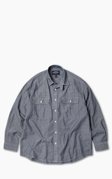 FrizmWORKS Chambray Work Shirt Indigo