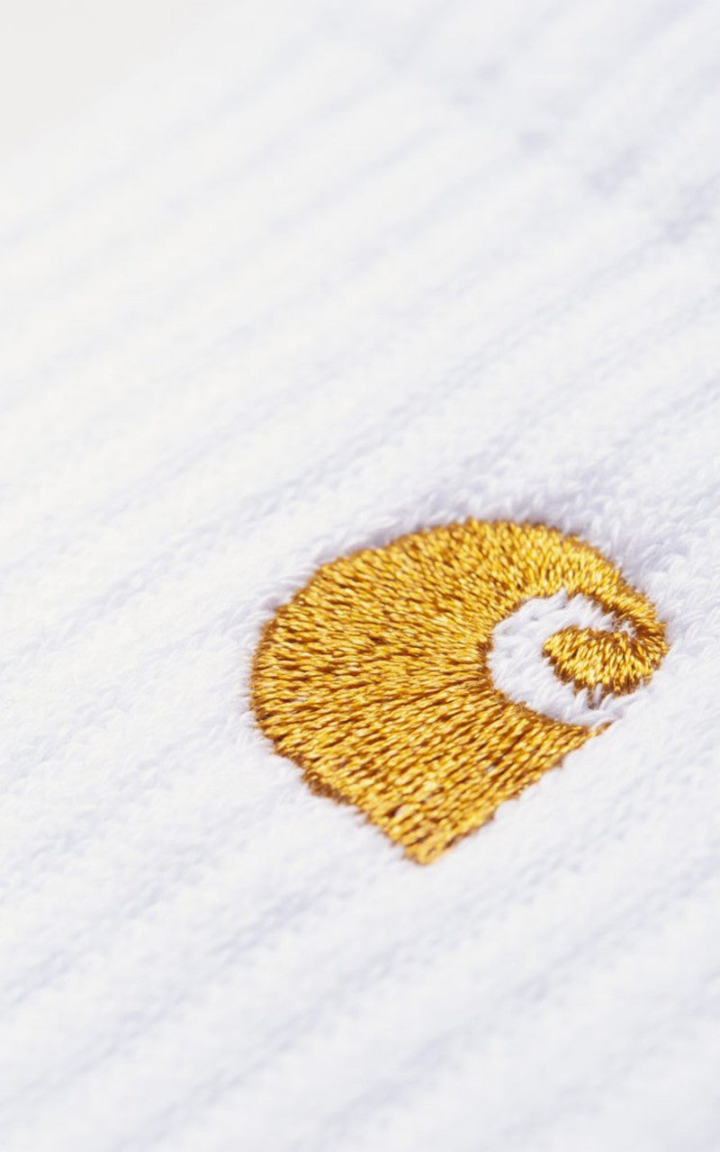 Carhartt WIP Chase Socks White/Gold