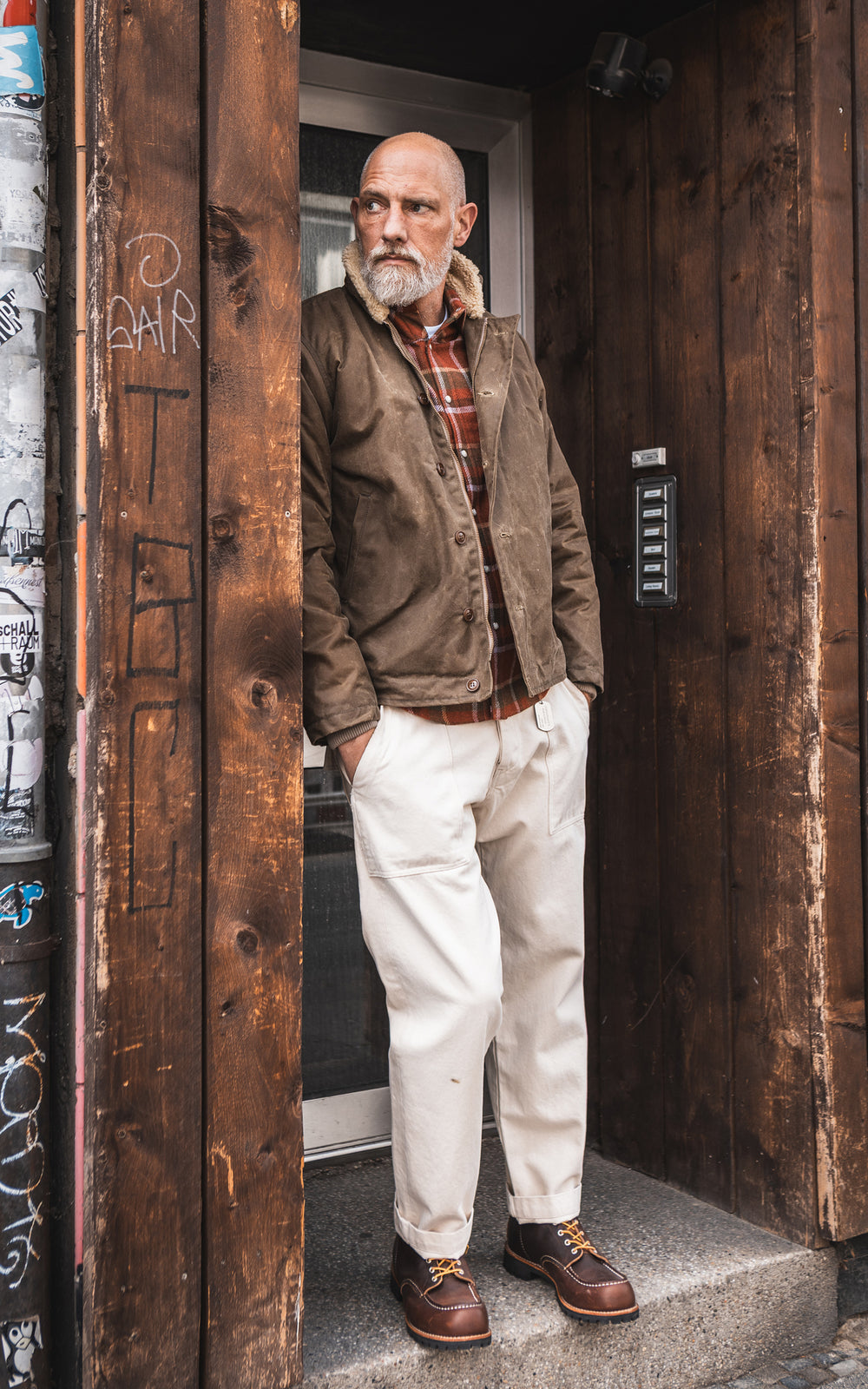 Chesapeake's Wilson Deck Jacket Waxed Sand
