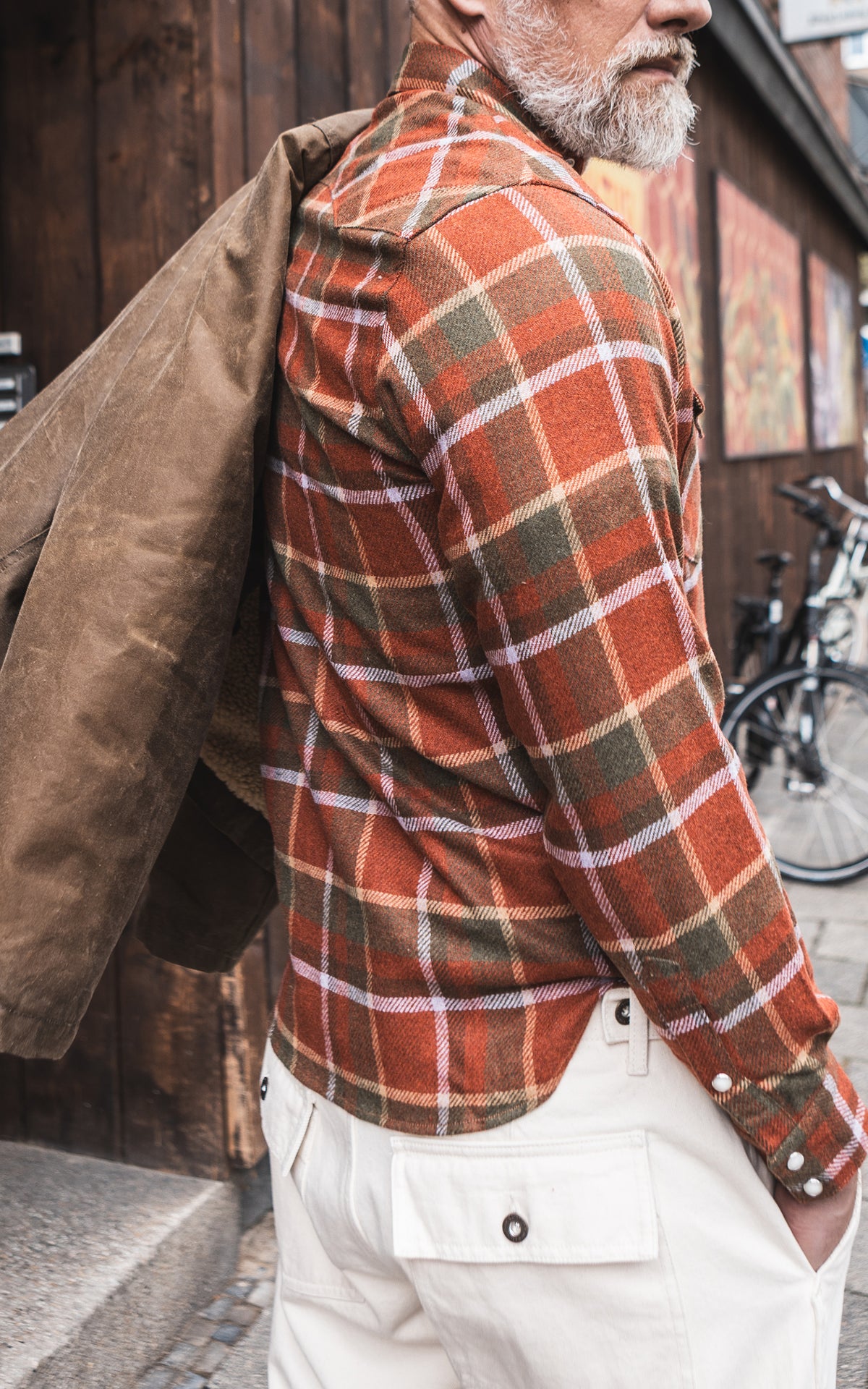 Chesapeake Western Tartan Wollhemd Rost