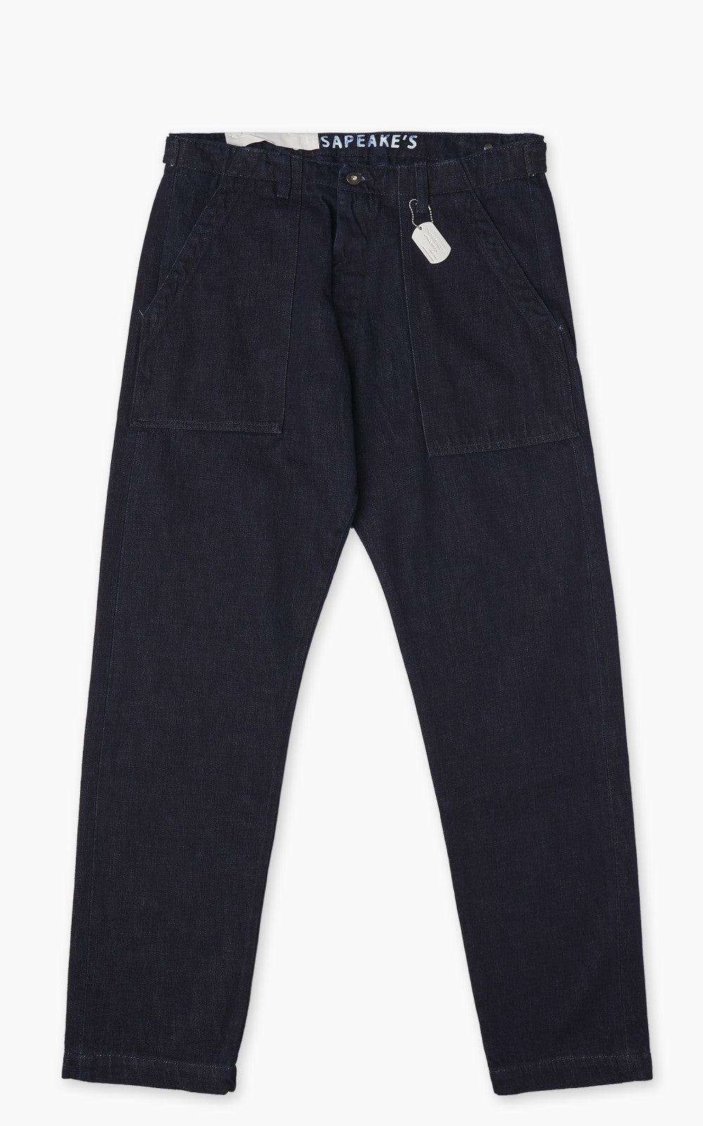 Chesapeake's Fatigue Pant Denim Selvedge Rinsed Indigo