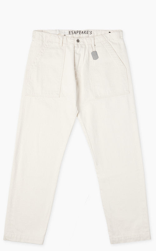 Chesapeake's Fatigue Pant Denim Selvedge Rinsed Natural
