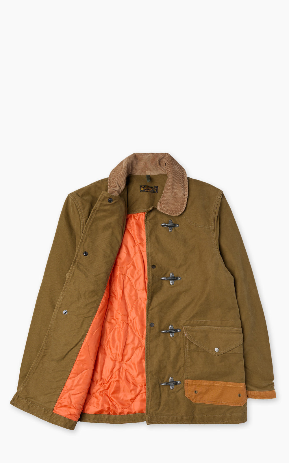 Chesapeake's Jungle Cloth Bedford Fireman Jacket Khaki Green