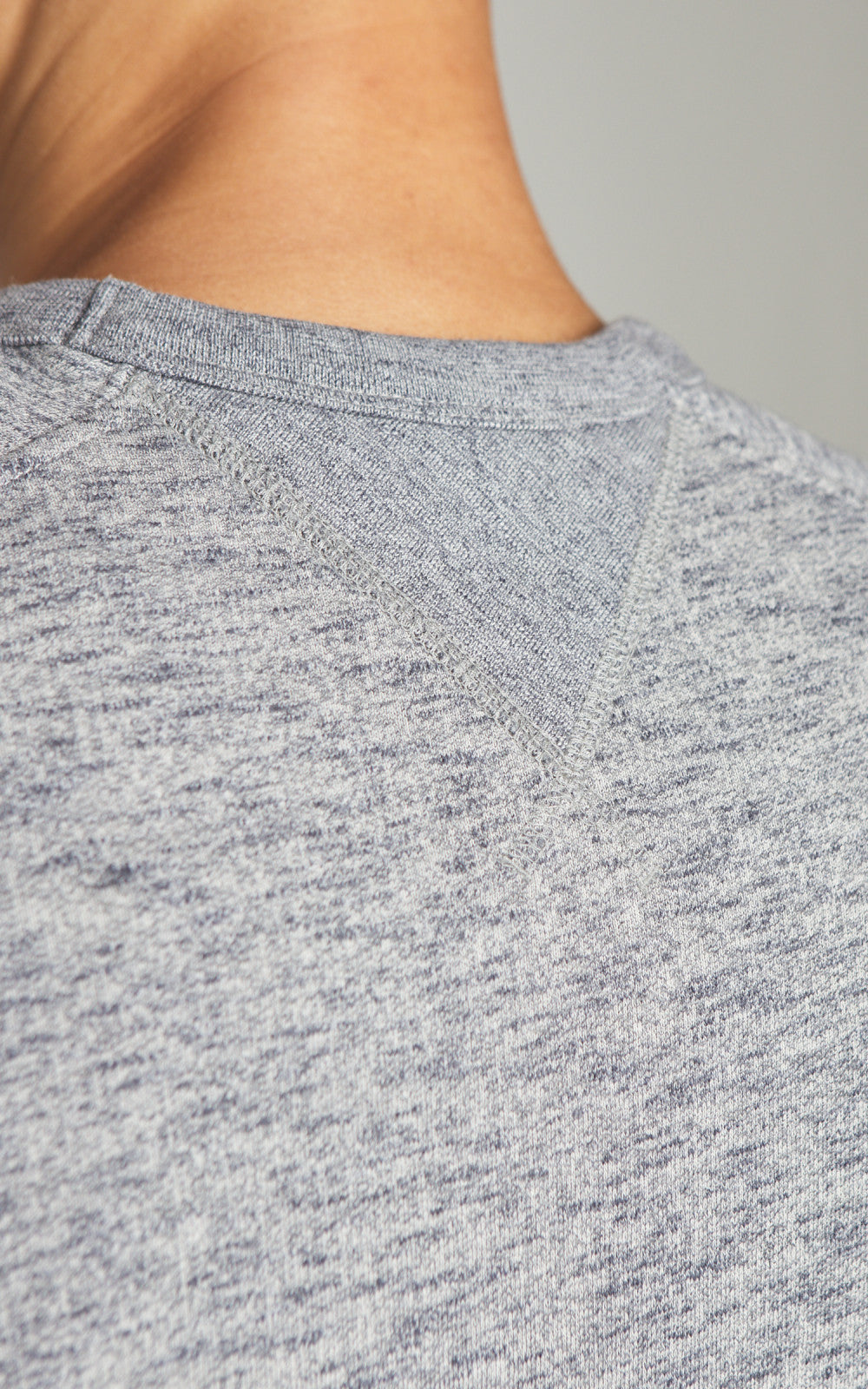 Chesapeake's Spokane Double V Sweatshirt Grey Melange