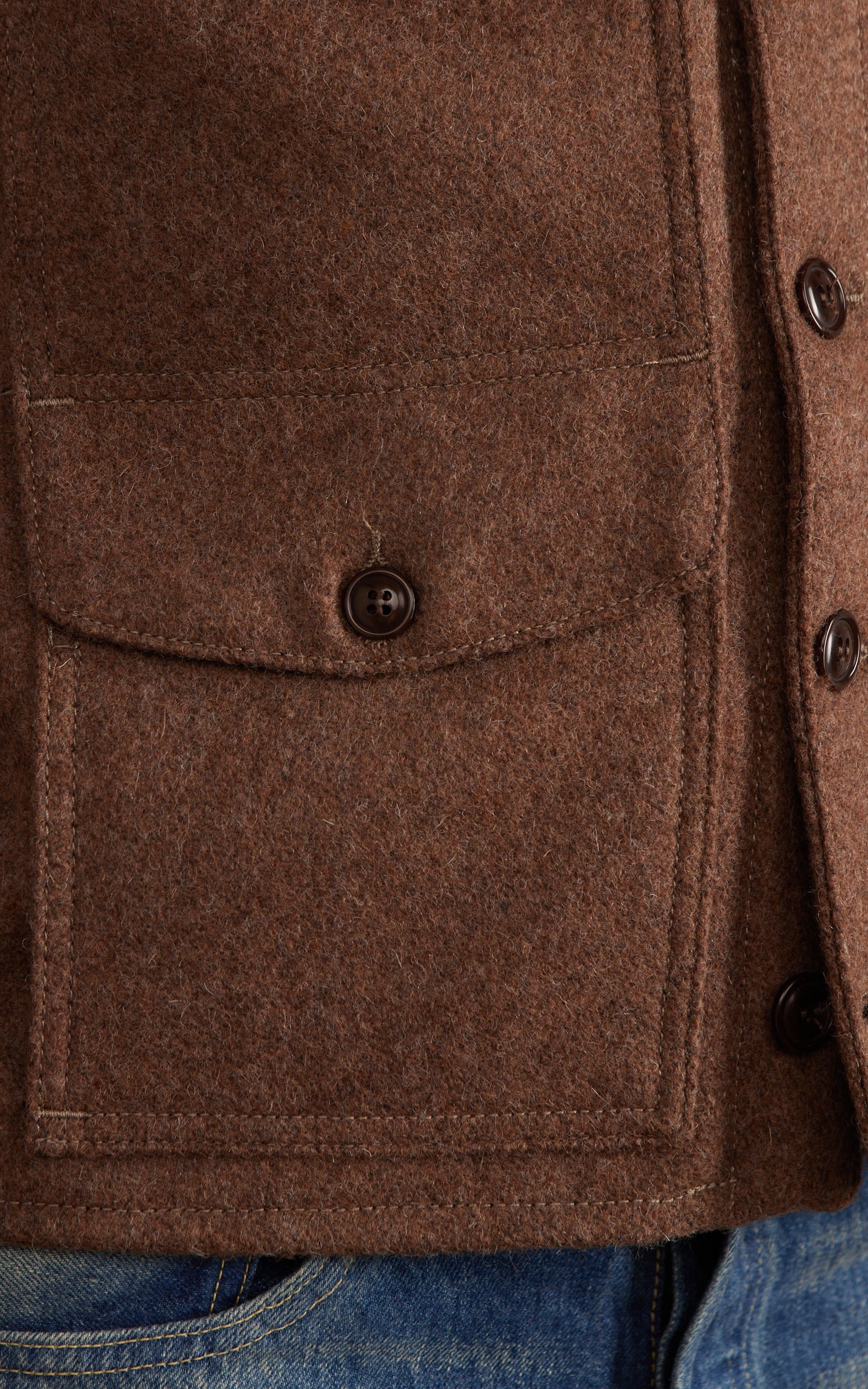 Chesapeake's Oregon Wool Vest Brown