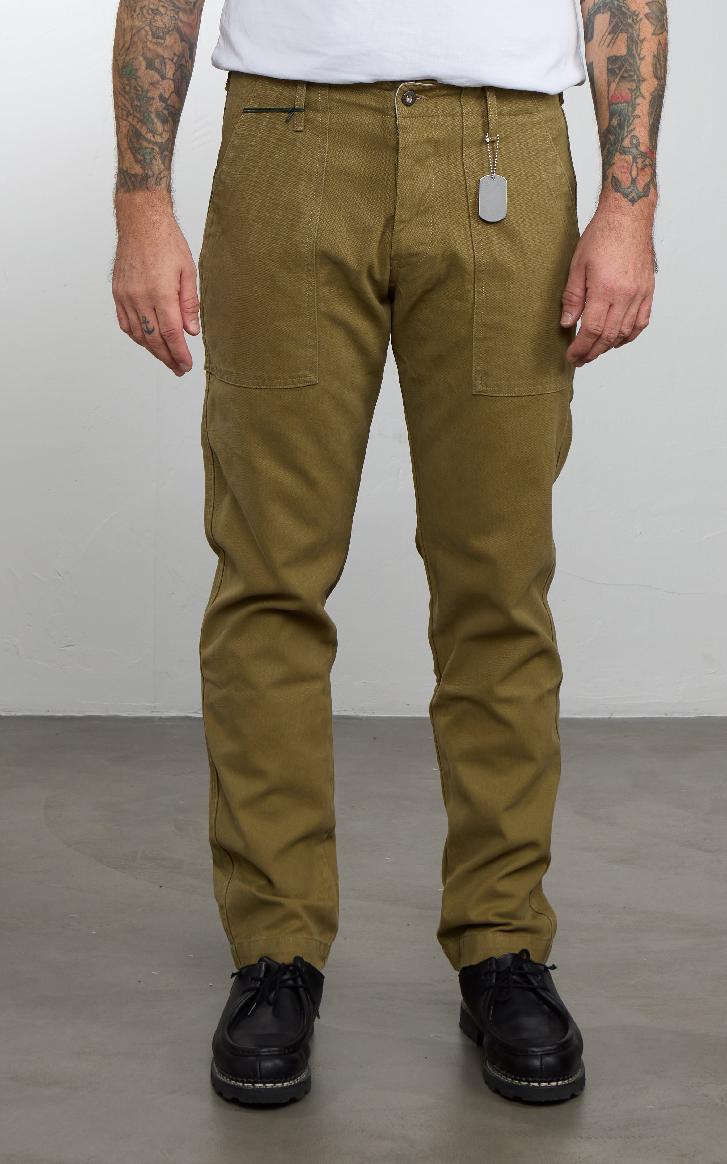 Chesapeake's Fatigue Pant Canvas Khaki Green