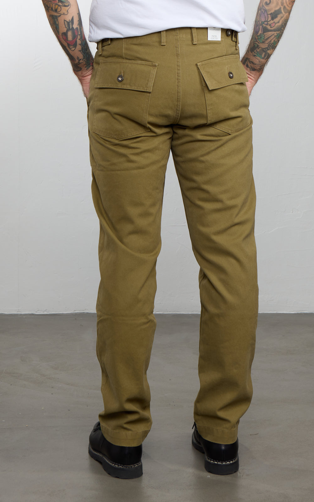 Chesapeake's Fatigue Pant Canvas Khaki Green