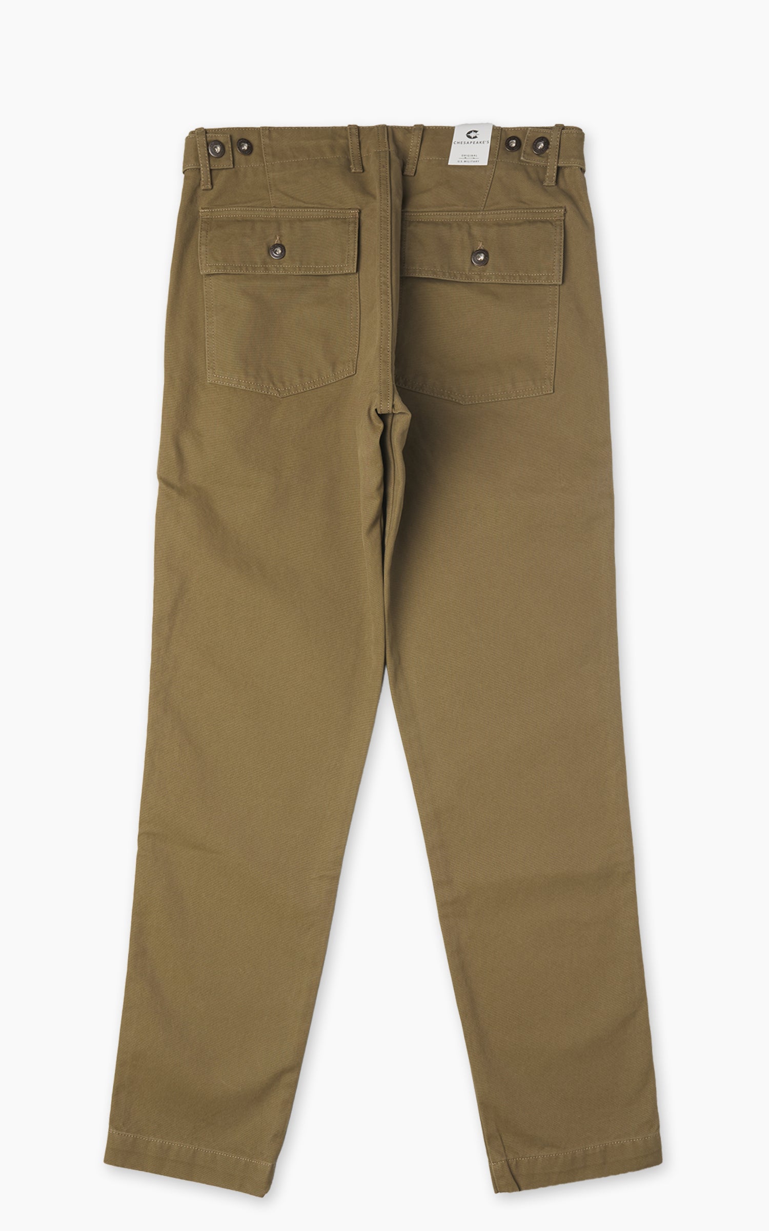Chesapeake's Fatigue Pant Canvas Khaki Green