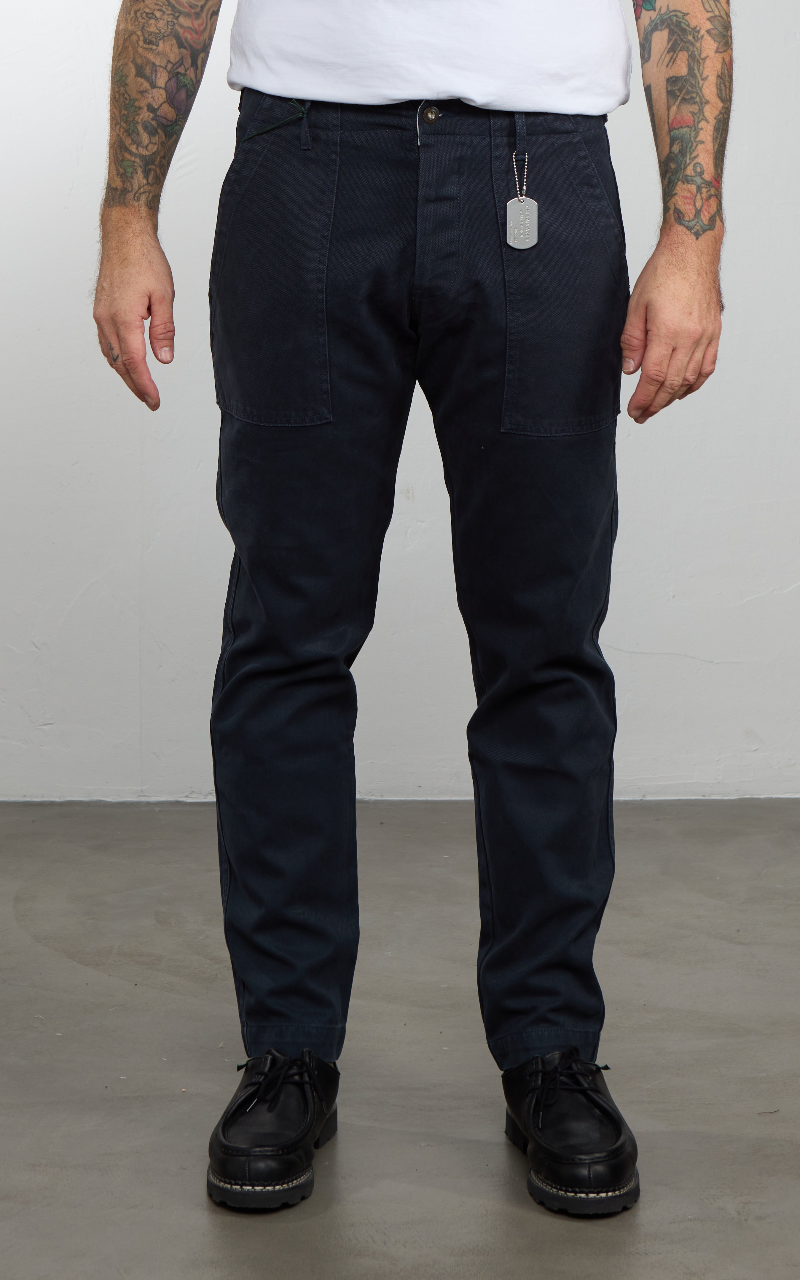 Chesapeake's Fatigue Pant Canvas Navy Blue