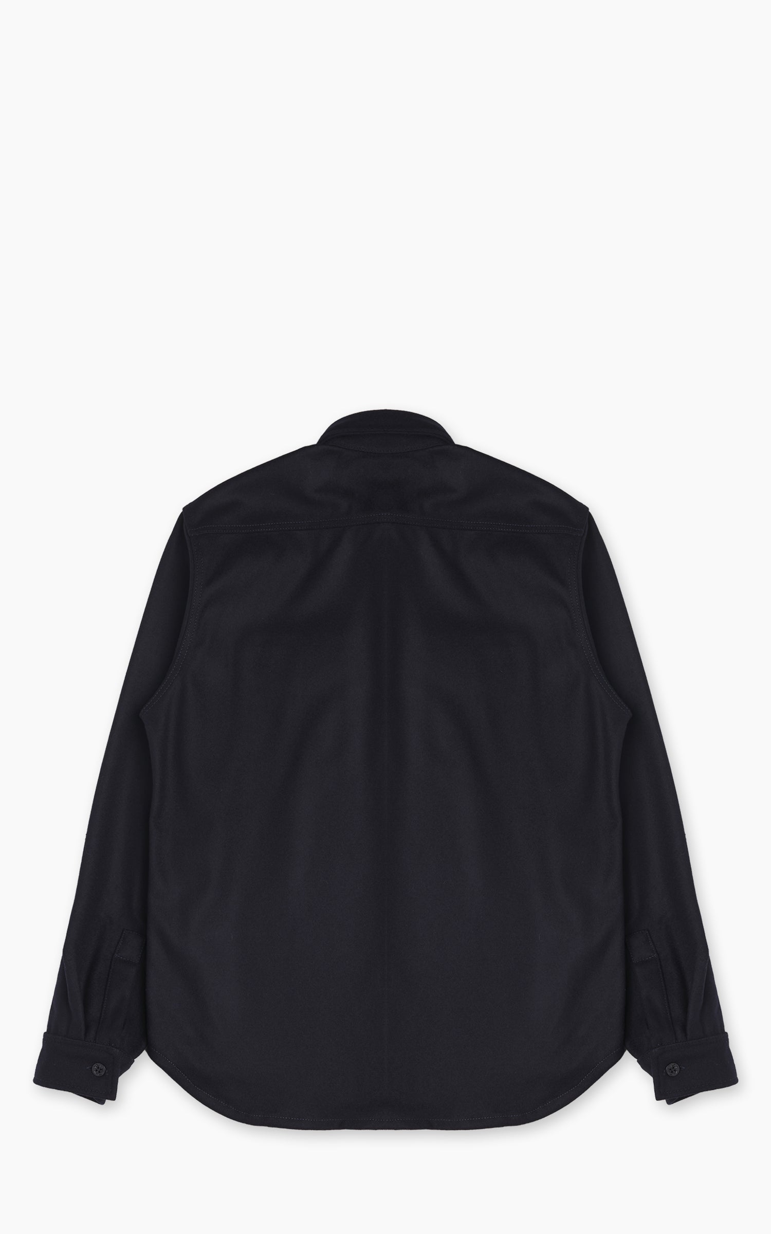 Chesapeake's Heavyweight CPO Wool Shirt Navy Blue