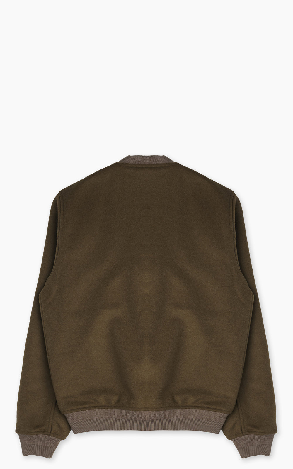 Chesapeake's A1 Wool Bomber Jacket Olive Green