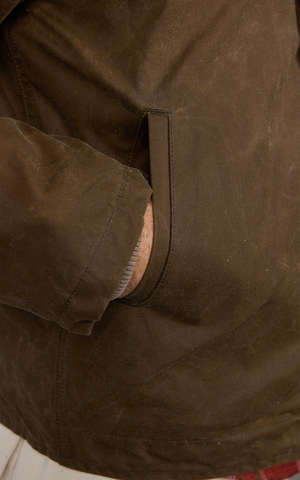 Chesapeake's Wilson Deck Jacket Waxed Sand