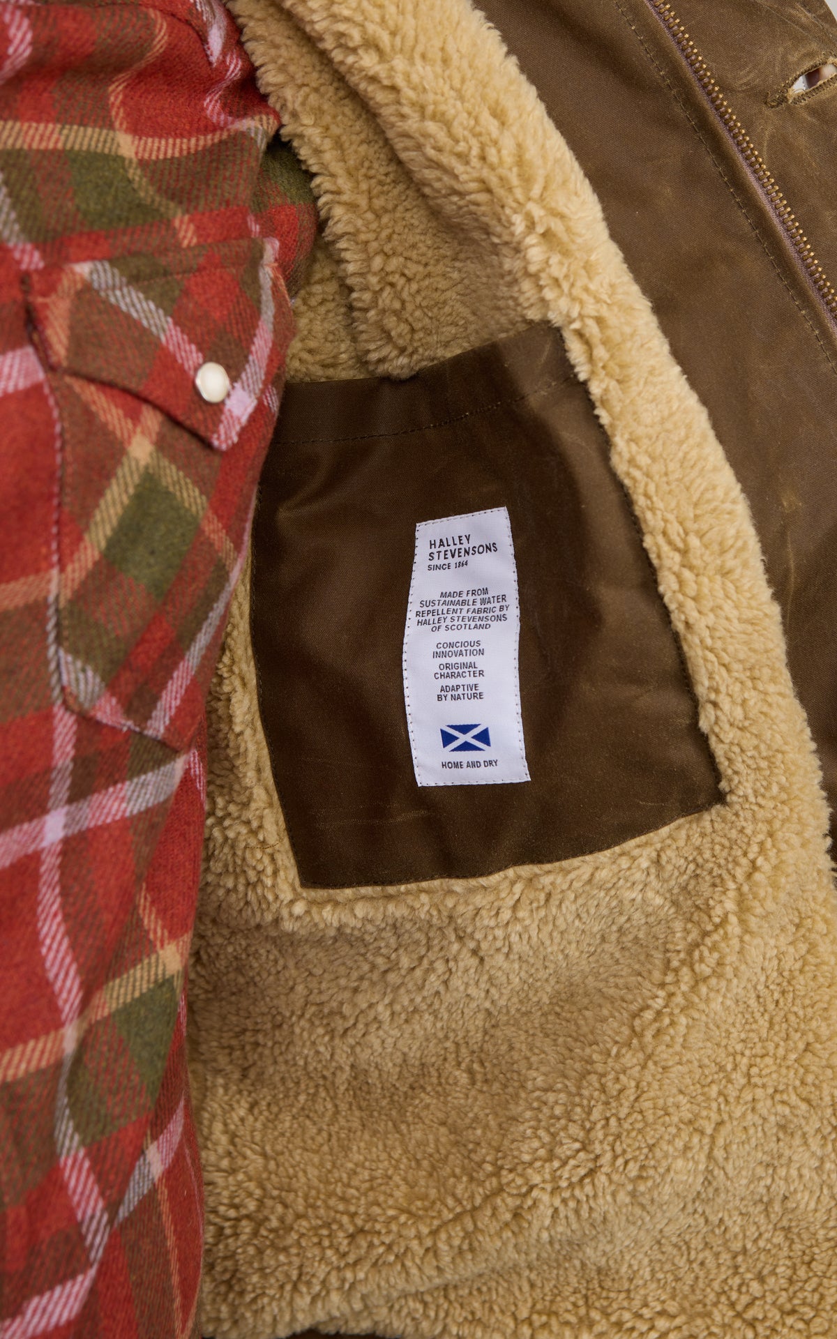 Chesapeake's Wilson Deck Jacket Waxed Sand