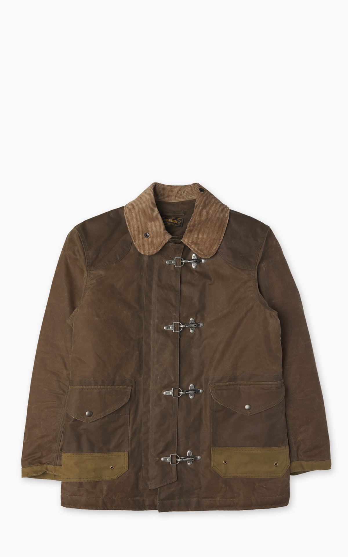 Chesapeake's Waxed Cotton Bedford Fireman Jacket Sand
