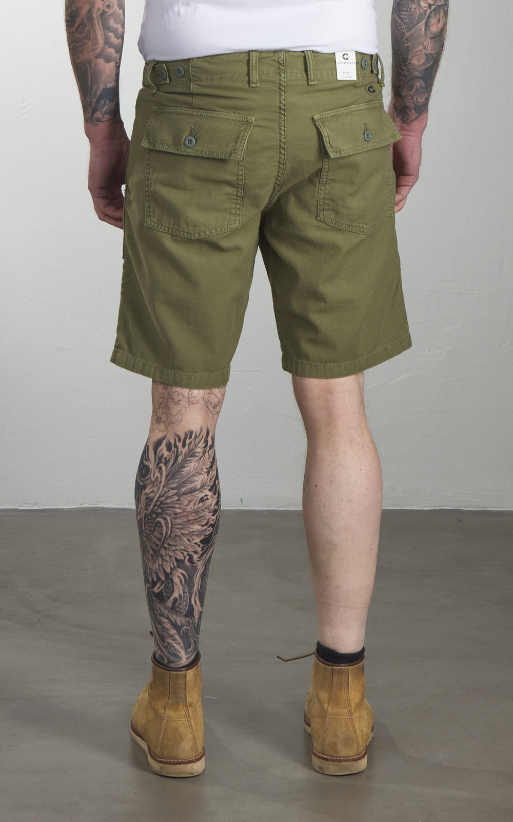 Chesapeake Shannon Fatigue Shorts Militärgrün
